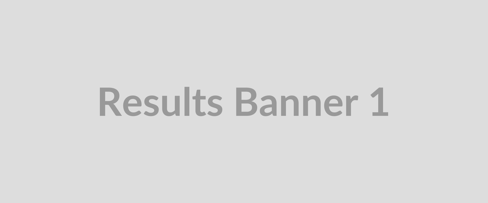 Result banner q